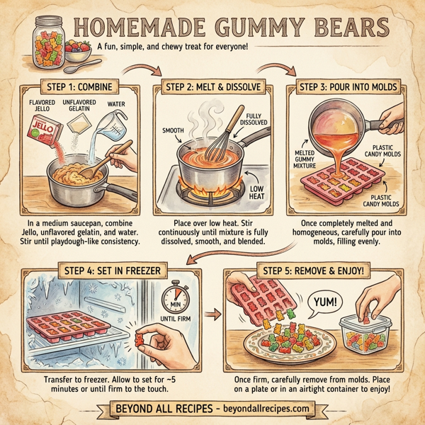 Homemade Gummy Bears instructions