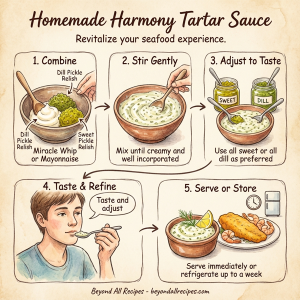 Homemade Harmony Tartar Sauce instructions