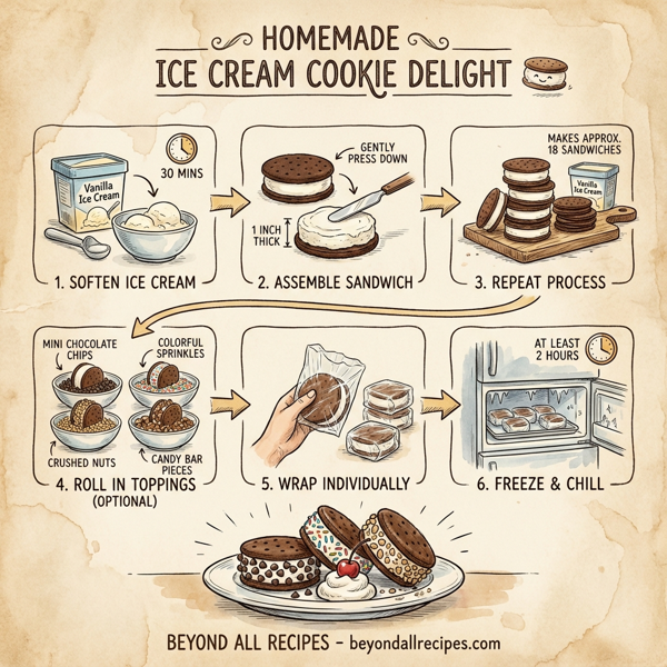 Homemade Ice Cream Cookie Delight instructions