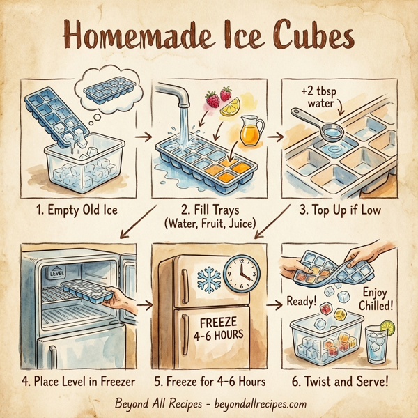 Homemade Ice Cubes instructions