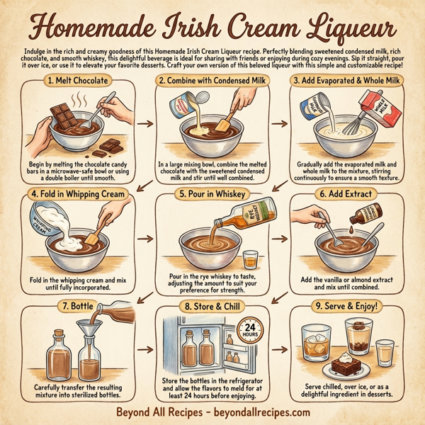 Homemade Irish Cream Liqueur instructions