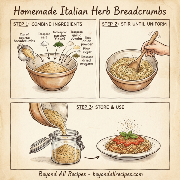 Homemade Italian Herb Breadcrumbs instructions