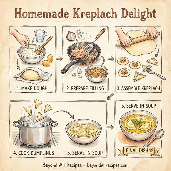 Homemade Kreplach Delight instructions