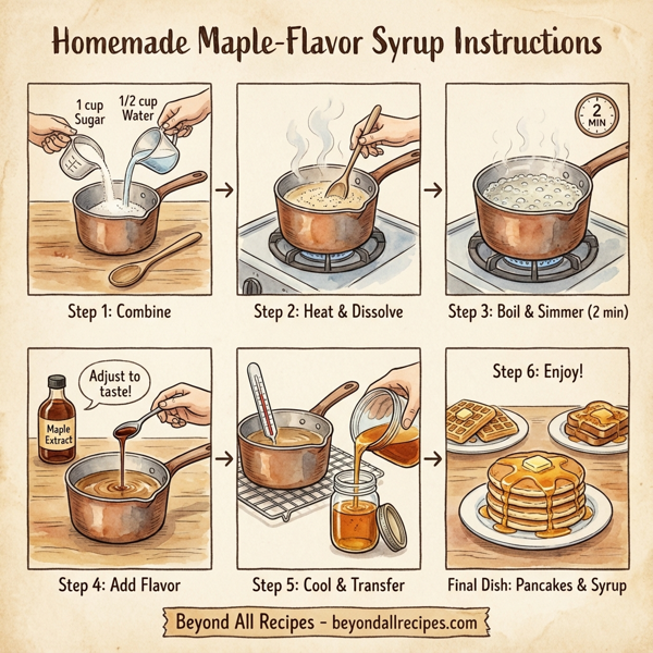 Homemade Maple-Flavor Syrup instructions