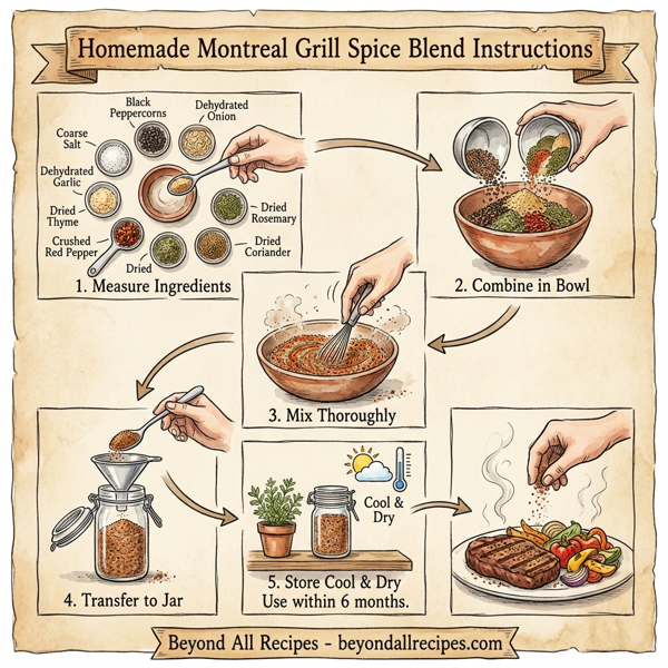 Homemade Montreal Grill Spice Blend instructions