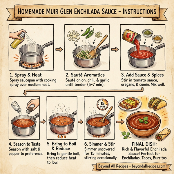 Homemade Muir Glen Enchilada Sauce instructions