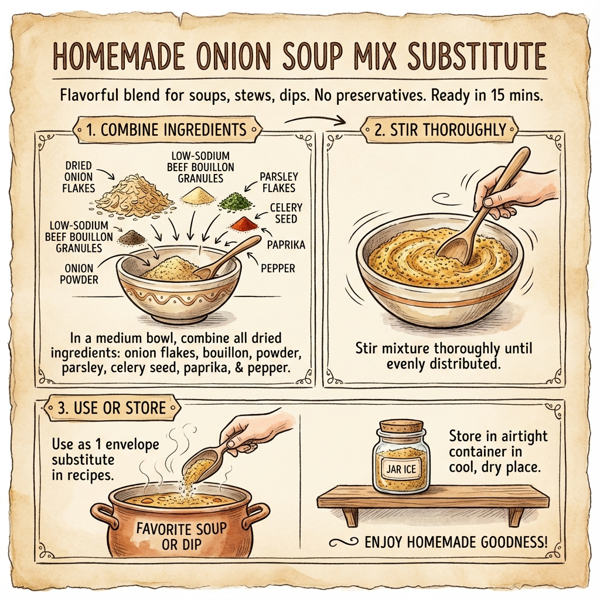 Homemade Onion Soup Mix Substitute instructions
