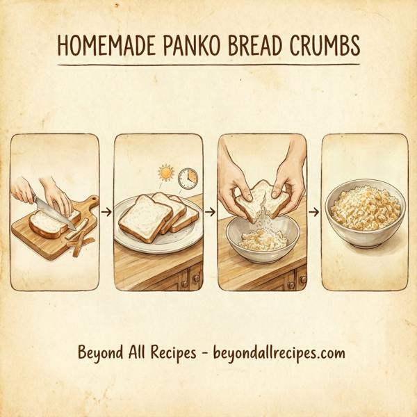 Homemade Panko Bread Crumbs instructions