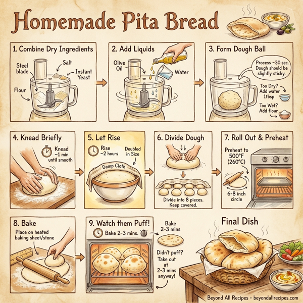 Homemade Pita Bread instructions