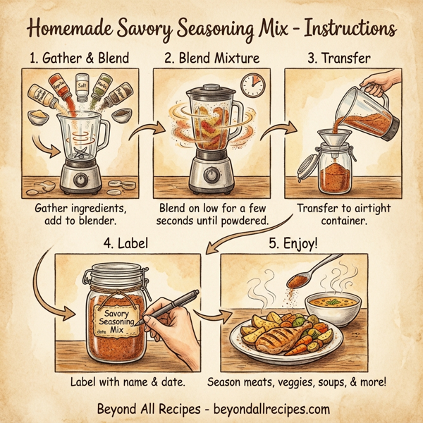 Homemade Savory Seasoning Mix instructions