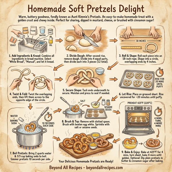 Homemade Soft Pretzels Delight instructions