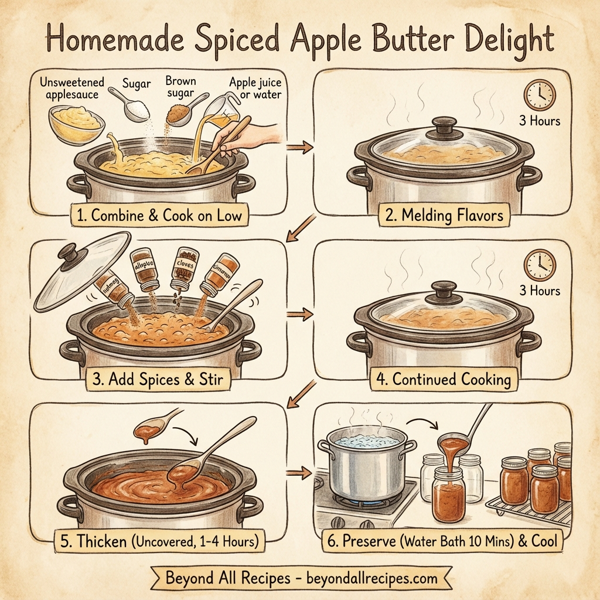Homemade Spiced Apple Butter Delight instructions