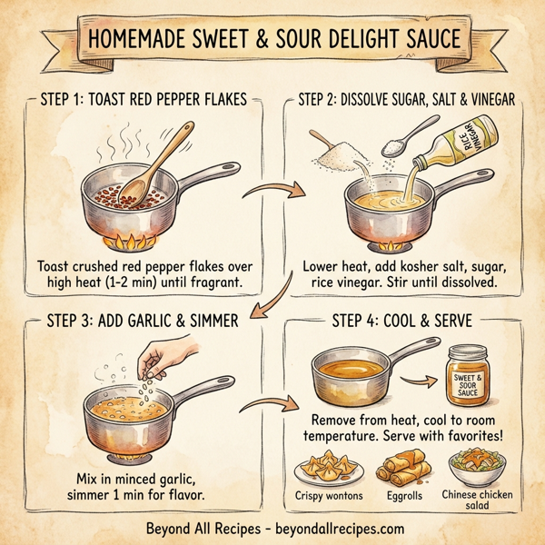 Homemade Sweet & Sour Delight Sauce instructions