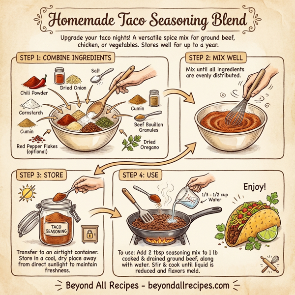 Homemade Taco Seasoning Blend instructions
