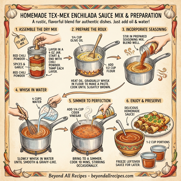 Homemade Tex-Mex Enchilada Sauce Mix instructions