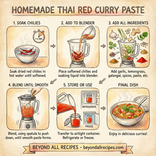 Homemade Thai Red Curry Paste instructions