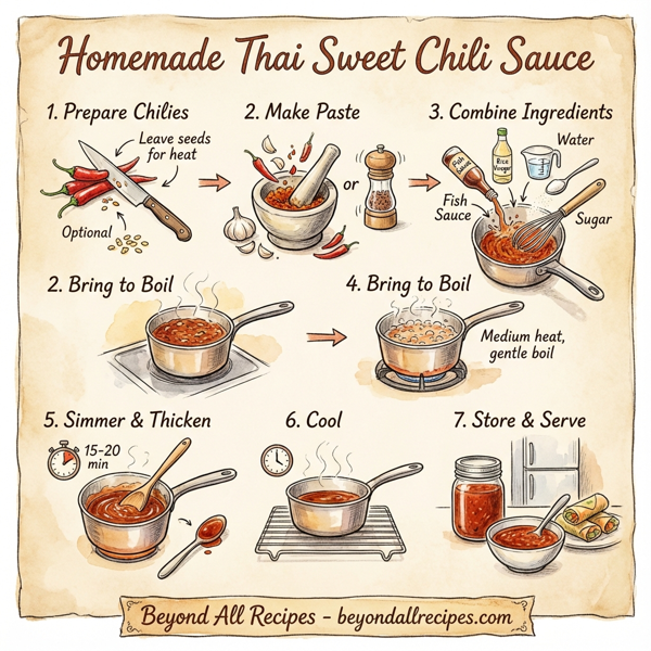 Homemade Thai Sweet Chili Sauce instructions