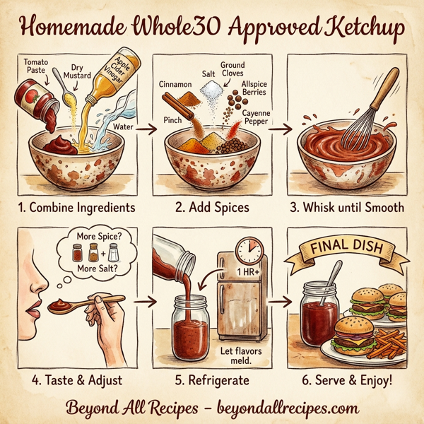 Homemade Whole30 Approved Ketchup instructions