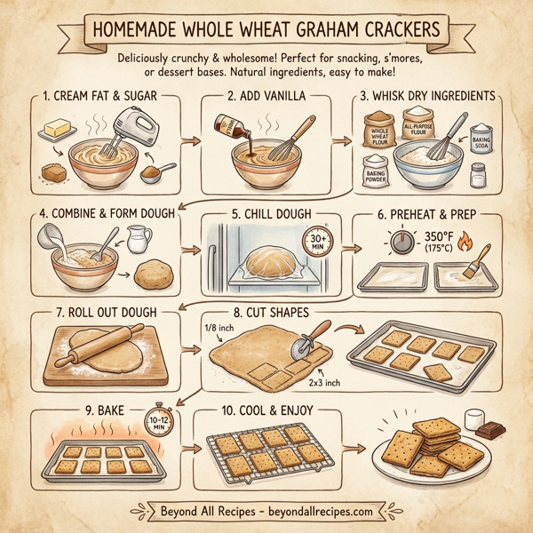 Homemade Whole Wheat Graham Crackers instructions