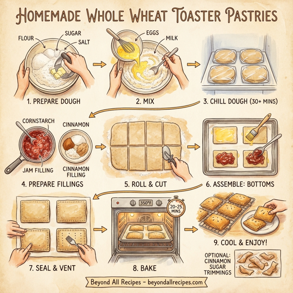 Homemade Whole Wheat Toaster Pastries instructions