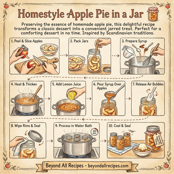 Homestyle Apple Pie in a Jar instructions