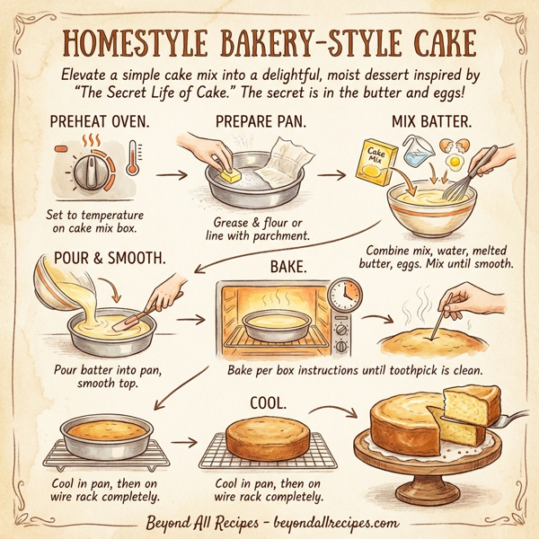Homestyle Bakery-Style Cake instructions