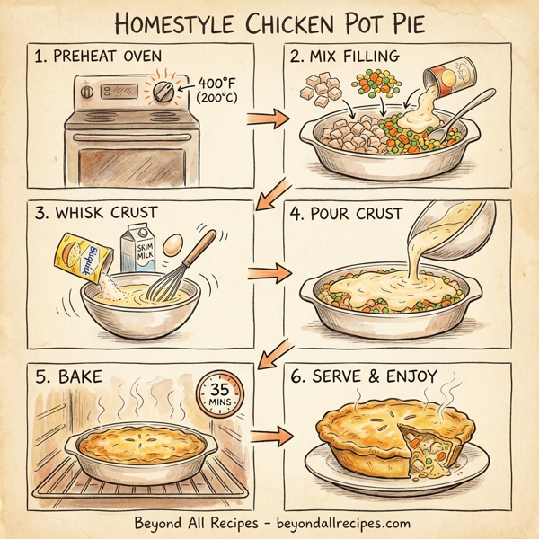 Homestyle Chicken Pot Pie instructions