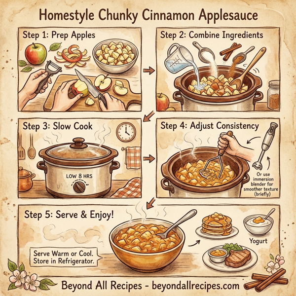 Homestyle Chunky Cinnamon Applesauce instructions