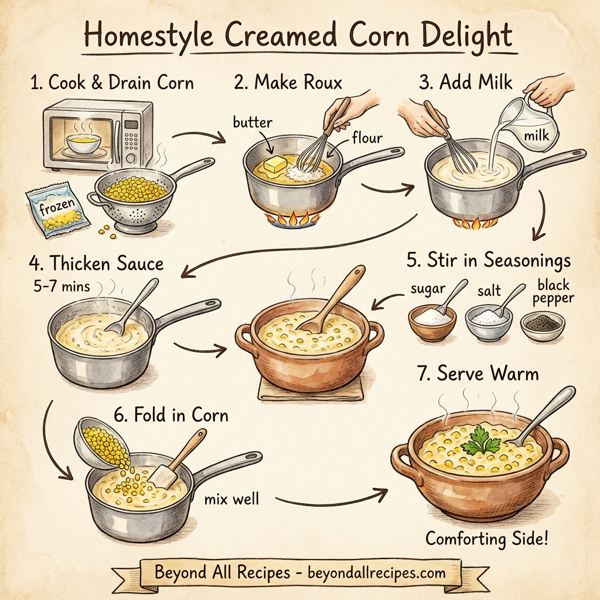 Homestyle Creamed Corn Delight instructions