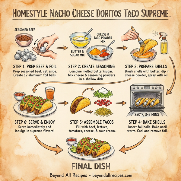Homestyle Nacho Cheese Doritos Taco Supreme instructions