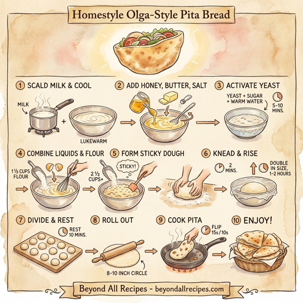 Homestyle Olga-Style Pita Bread instructions
