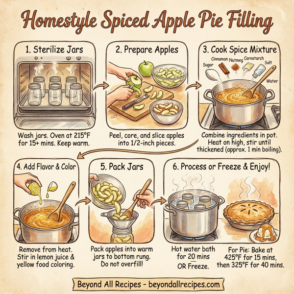 Homestyle Spiced Apple Pie Filling instructions