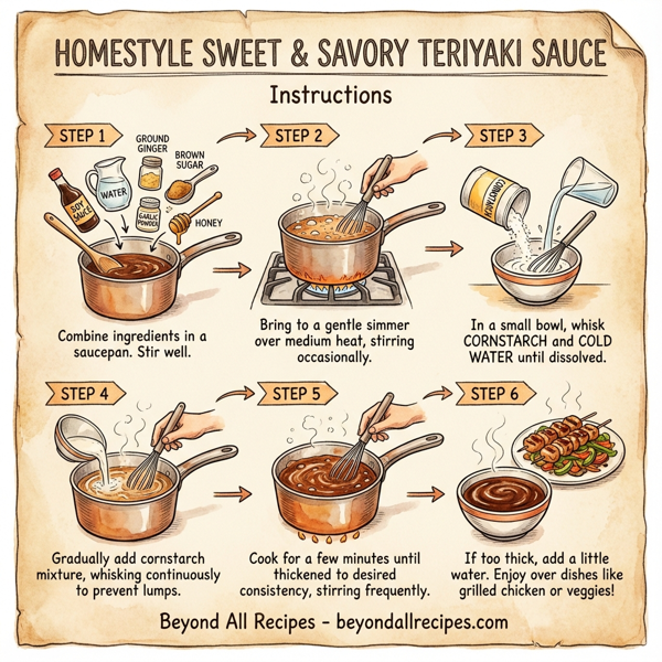 Homestyle Sweet & Savory Teriyaki Sauce instructions