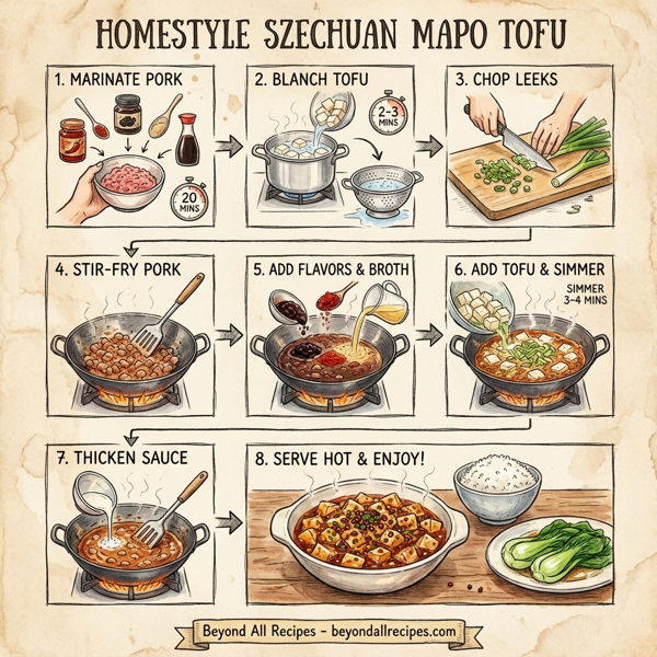 Homestyle Szechuan Mapo Tofu instructions