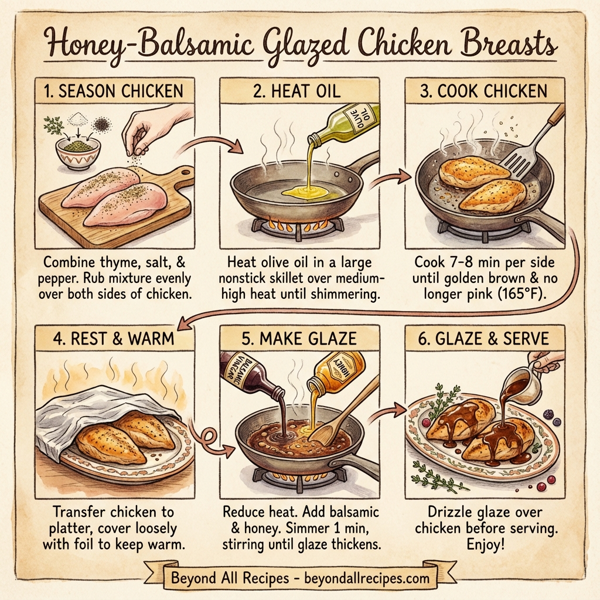 Honey-Balsamic Glazed Chicken Breasts instructions