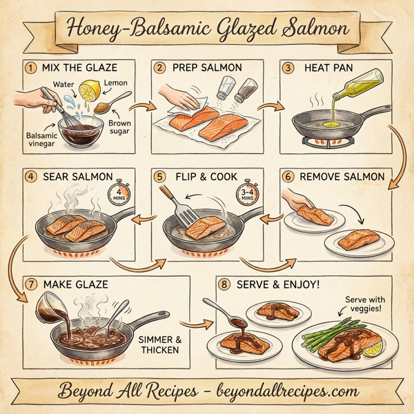 Honey-Balsamic Glazed Salmon instructions