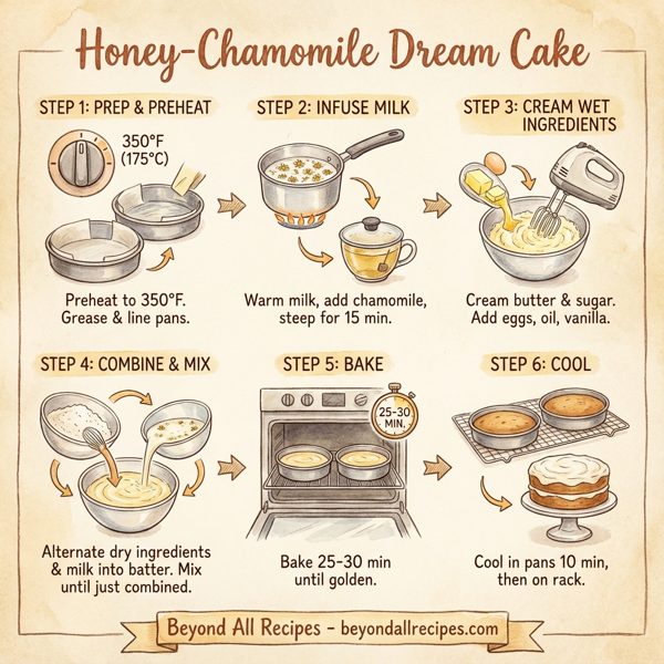 Honey-Chamomile Dream Cake instructions