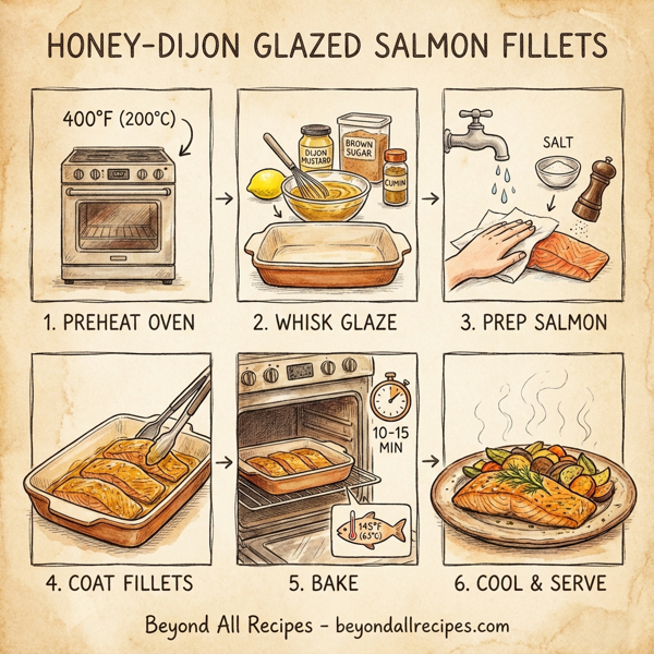 Honey-Dijon Glazed Salmon Fillets instructions