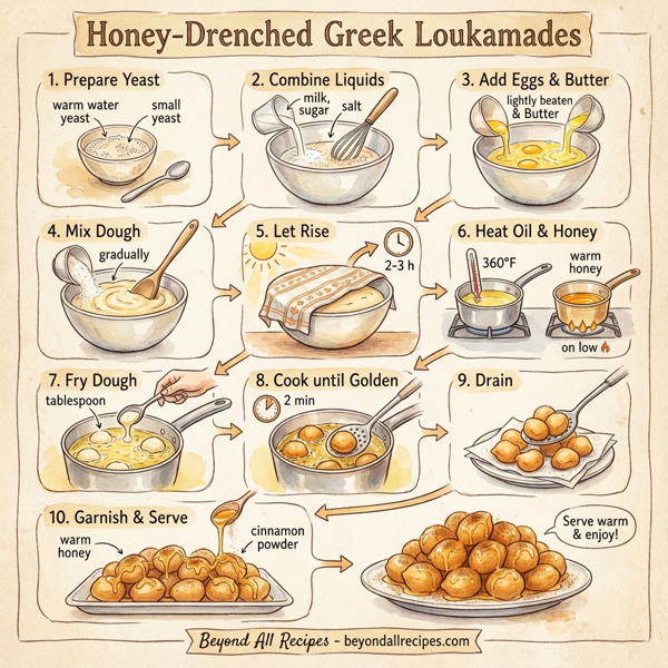 Honey-Drenched Greek Loukamades instructions