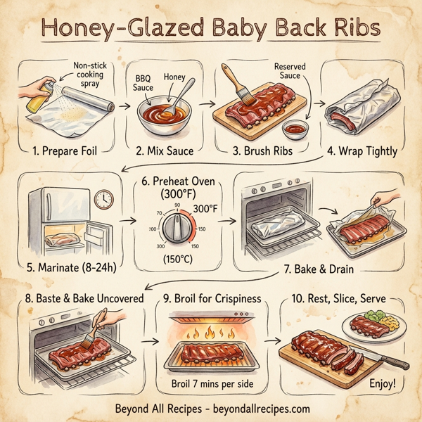 Honey-Glazed Baby Back Ribs instructions