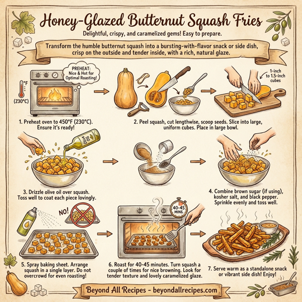 Honey-Glazed Butternut Squash Fries instructions