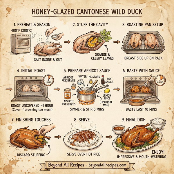 Honey-Glazed Cantonese Wild Duck instructions