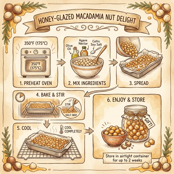 Honey-Glazed Macadamia Nut Delight instructions