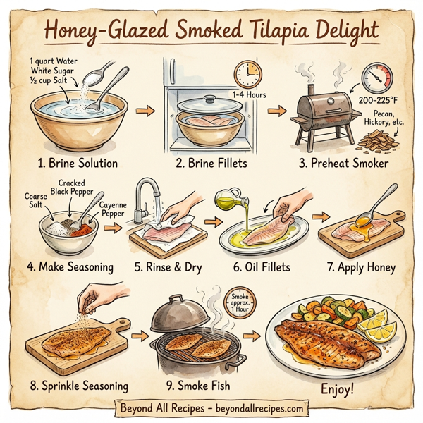 Honey-Glazed Smoked Tilapia Delight instructions