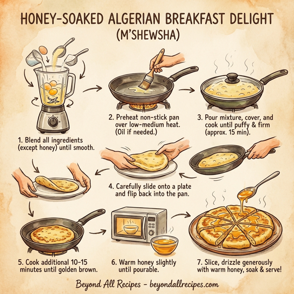 Honey-Soaked Algerian Breakfast Delight instructions