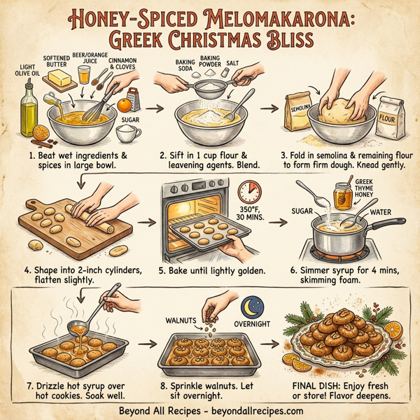 Honey-Spiced Melomakarona: Greek Christmas Bliss instructions