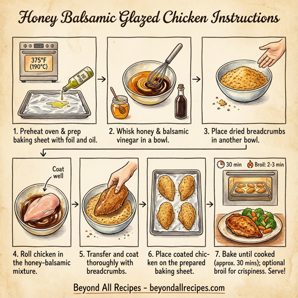 Honey Balsamic Glazed Chicken instructions