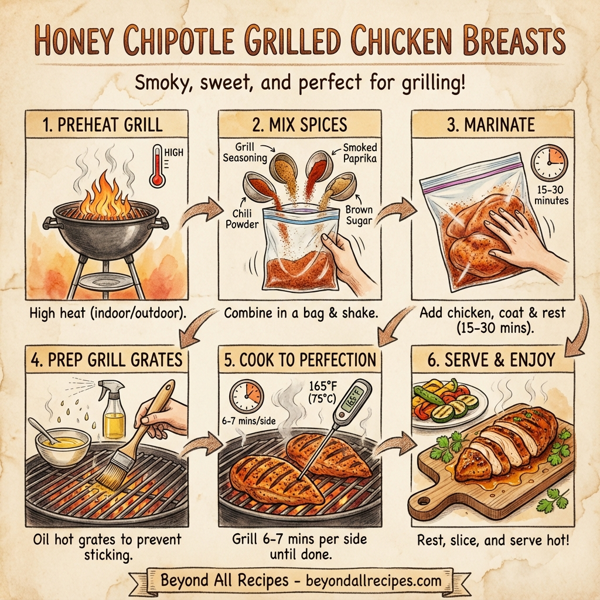 Honey Chipotle Grilled Chicken Breasts instructions