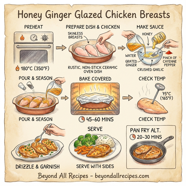 Honey Ginger Glazed Chicken Breasts instructions