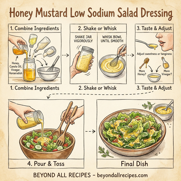 Honey Mustard Low Sodium Salad Dressing instructions